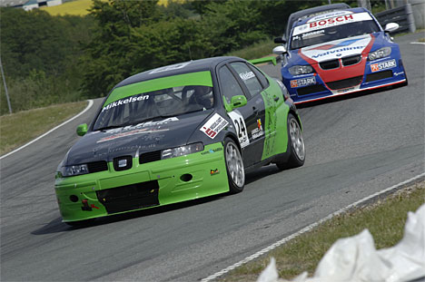 Brian Mikkelsen gjorde comeback med en omgangstid, der var 1,4 sekunder fra pole position